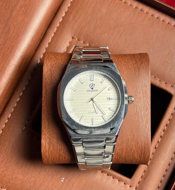 DEARNO Classic Silver Quartz Watch