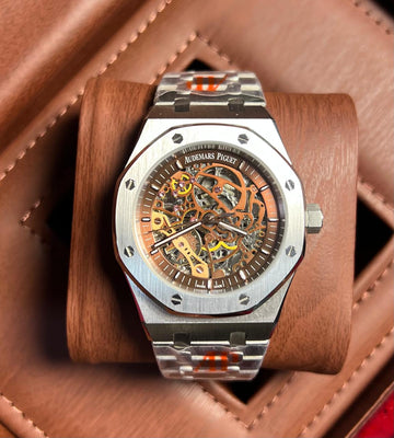 AP  Royal Oak – “Skeleton Ember” Edition Mechanical Majesty. Angular Brilliance.