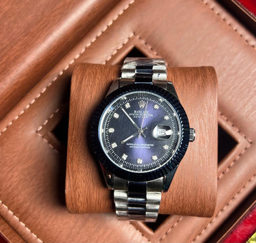 ROLEX Datejust – “Noir Diamond” Edition Classic Precision. Midnight Elegance.